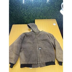 Vintage Polar King by Key Jacket Mens 52 Regular Brown Canvas USA Workwear